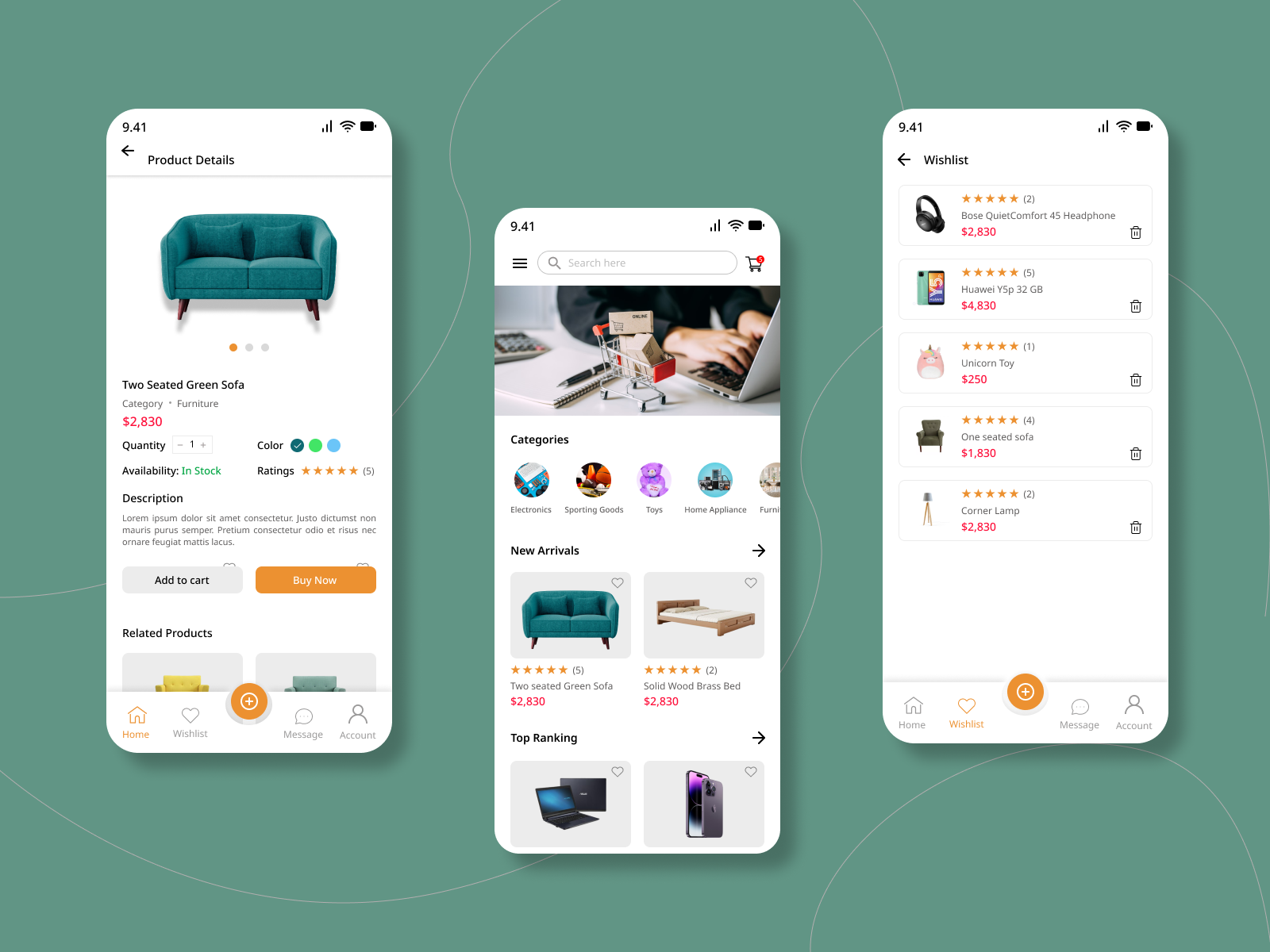 Furniture Mobile App by Nishat Ritu on Dribbble