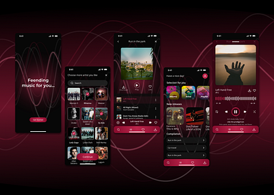 Soundplay - Mobile Music app ui ux