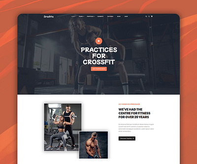 GYM landing Ui 3d adobe illustrator animation benefits recycling branding design figma graphic design illustration logo motion graphics ui vector xd