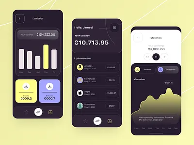 Finance service - Mobile app app app design bank banking finance finance app fintech fintech app mobile app mobile app design mobile design mobile ui