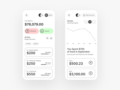 Bank App branding design logo typography ui ux