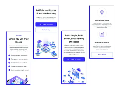 Ui Design for Cloud based Service Provider clean cloud graphic design isometric mobile smooth ui
