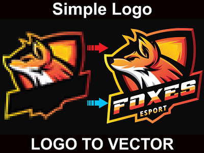 I will do vector tracing or convert to vector quickly design illustration logo vector