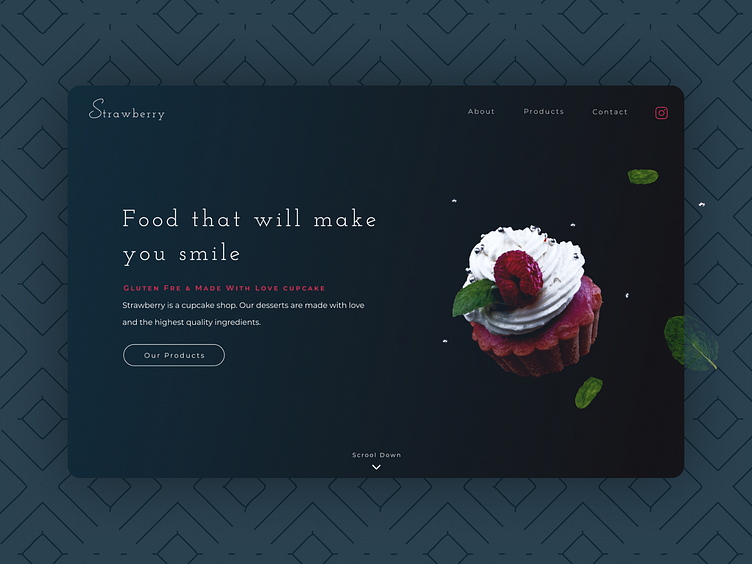 Strawberry - Landing Page By Céline Everaert On Dribbble