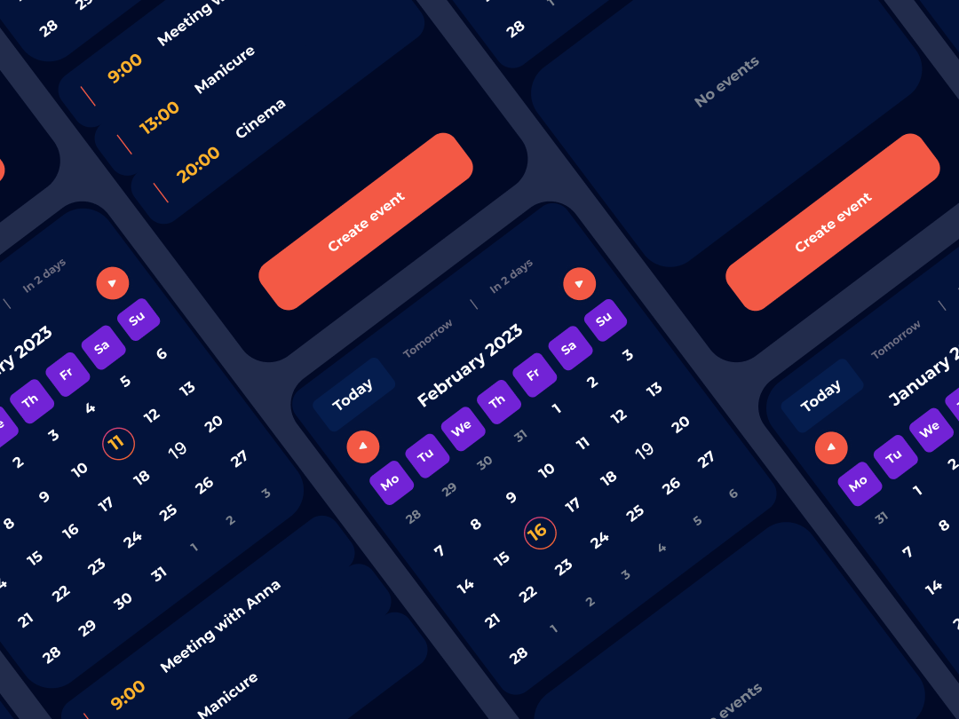 Smart Calendar by Ibraadesign on Dribbble