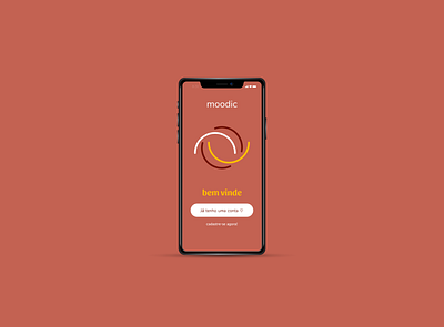 Moodic App app mobile mood tracker music ui ux