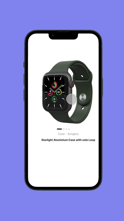 Apple Watch App Design vector