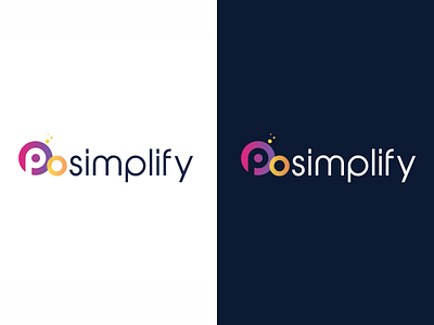 PoSimplify LOGO Design concept branding design logo