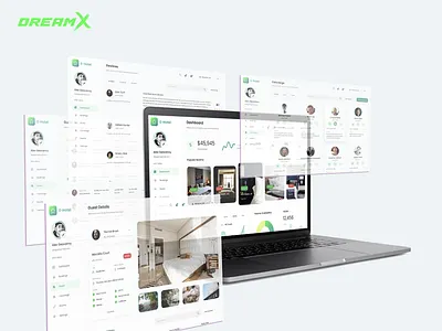 E-Hotel [Real Estate] admin panel booking crm crm system dashboard design desktop dreamx figma hotel app interface rent travel app ui ui design ux ux design web web app web design