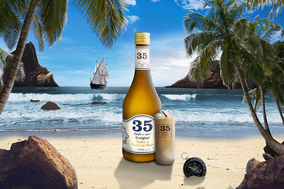 Photo Manipulation | Licor 35 design graphic design