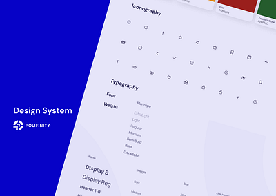 Design System for Web App color scheme colors design system elements iconography icons typography ui uidesign ux uxdesign