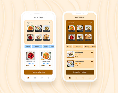 Breakfast App app design logo mobile app ui uiux