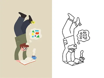 Experiment... animate me artist colour colour drawing design drawing graphic design illustration illustrator newness simple illustration vector artwork