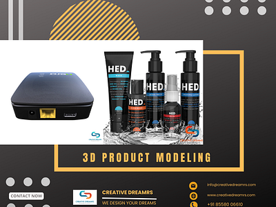 Top-notch 3D product modeling Mohali- CREATIVE DREAMRS 3d 3d des 3d modeling 3d rendering art design designing illustration logo modeling visualization