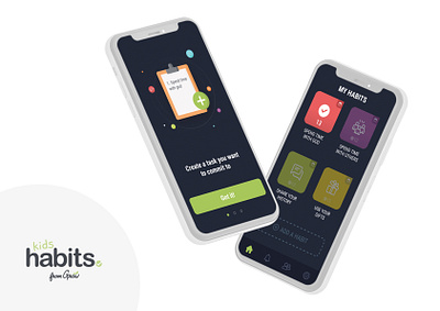 Application Design Project - Habits interface design ui