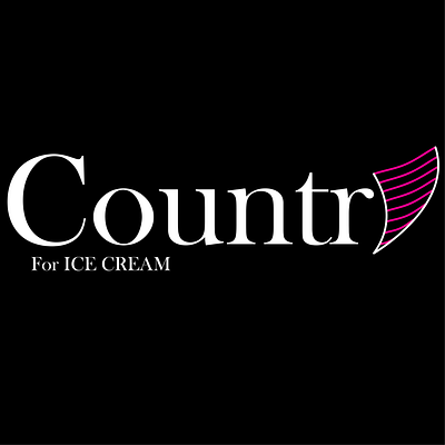 Country Ice Cream design design logo graphic design logo logo design logos