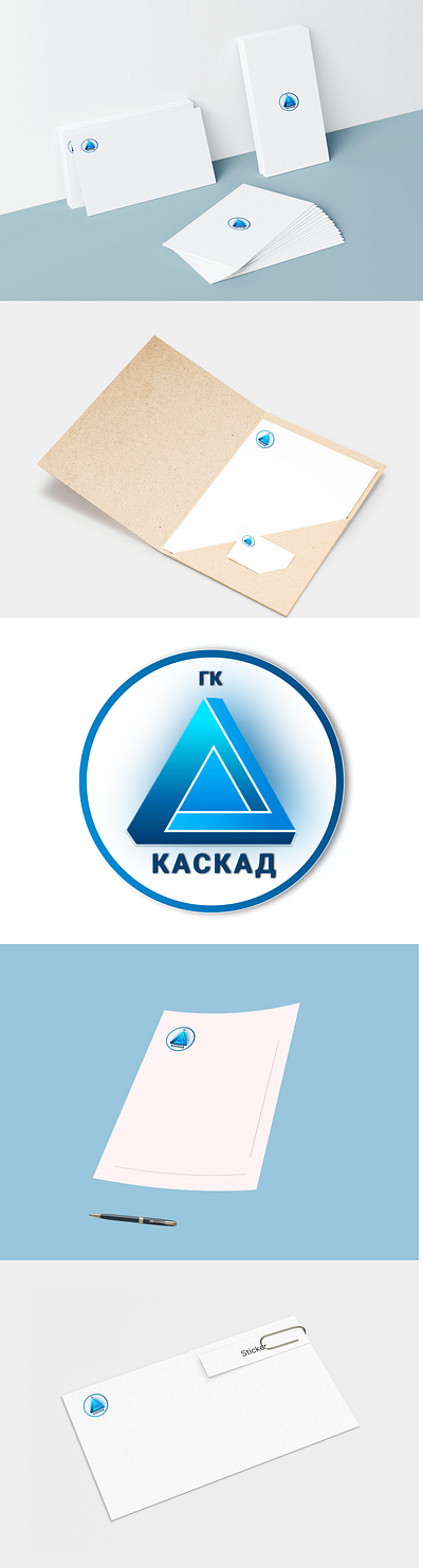 Logo "ГК Каскад" branding design graphic design logo vector