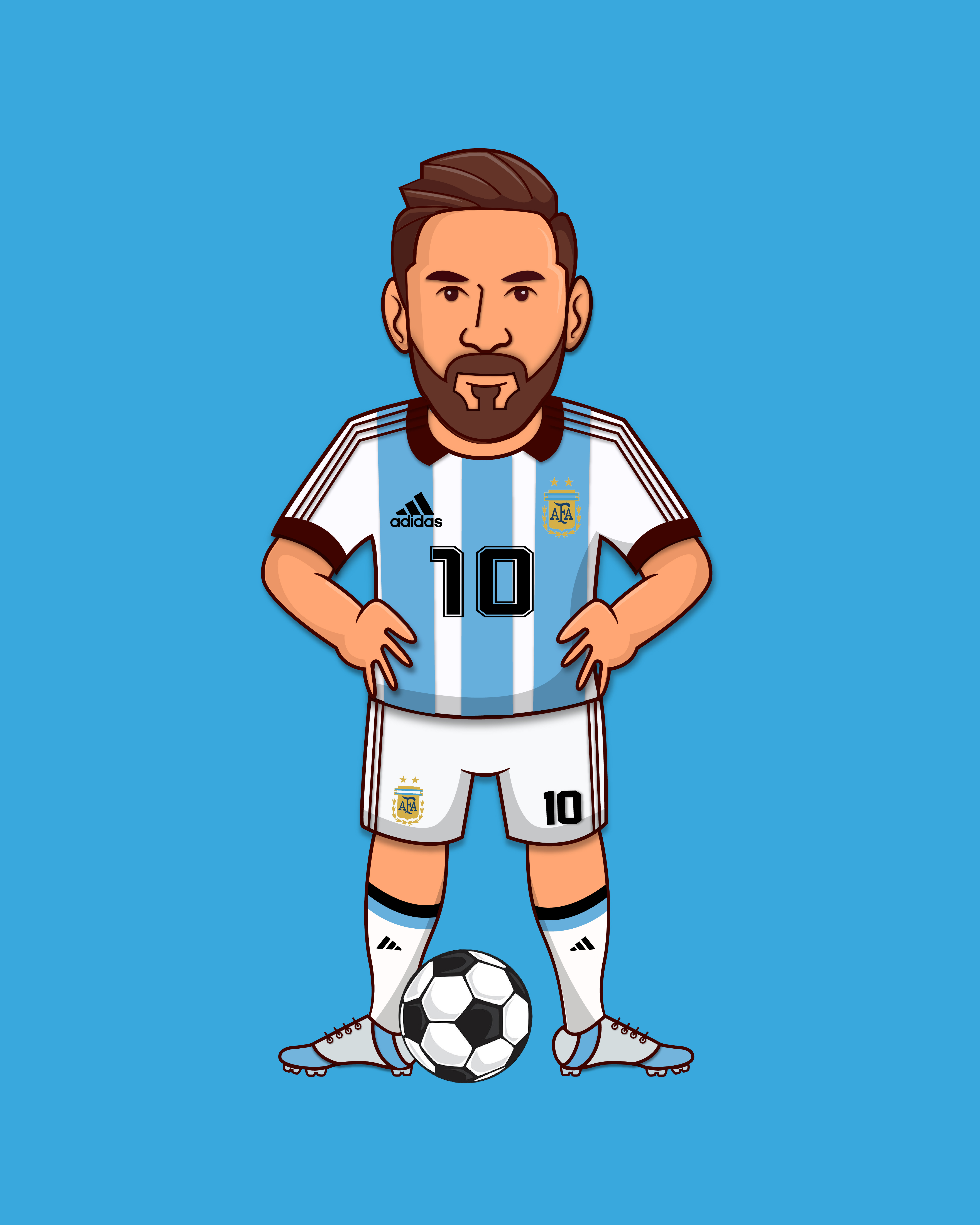 Ilustración de vector de camiseta messi 5180322 Vector en Vecteezy