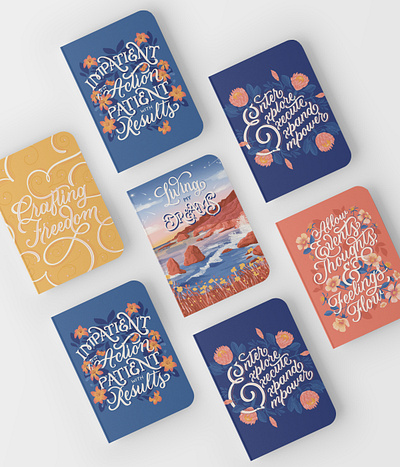 Journal Cover Design book cover branding custom lettering design dribbble freethrow graphic design hand lettering illustration journal journal cover lettering procreate