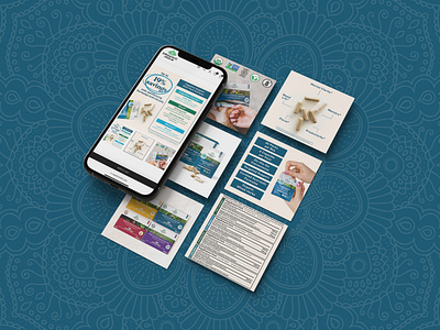 Cognitive Support Web Cards graphic design health shop