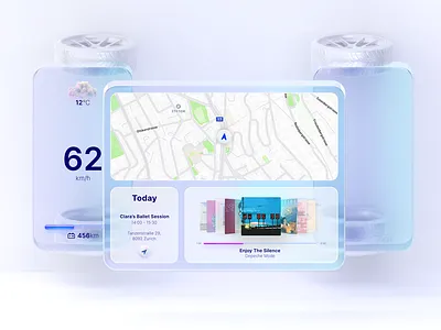 Car Software app automotive car design illustration lucas haas ui ux
