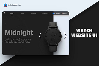 Wristwise: Watch Website UI design designcommunity figma ui uidesign uiux websitedesign webui
