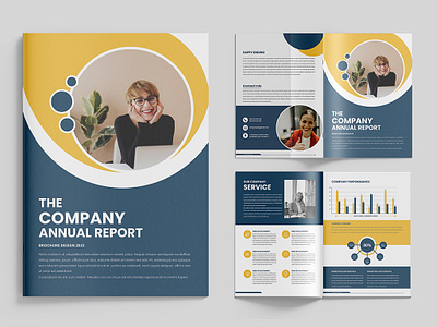 I will do company profile, brochure, annual report agency annual report bi fold trifold brochure bifold brochure booklet branding business proposal corporate folded graphic design indesign layout modern product catalog