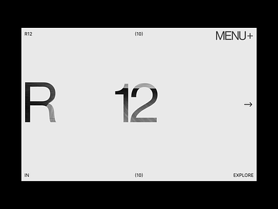 R12+ / Design Exploration branding design graphic design inspointerior typography ui userinterface ux vector webdesign