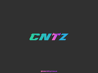 CNTZ Logo brand branding design dumbbell graphic design illustration logo logofolio sport sportlogo vector