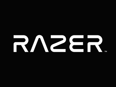 Razer - Custom Wordmark brand branding figma gaming logo logotype minimal razer wordmark