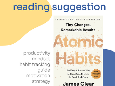 Atomic Habits atomichabits blog book design digital habits illustration instagram logo mindfulness minimalistic productivity vector wellbeing