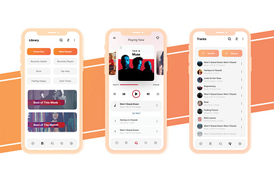 Meta Music Player app design music player player ui ux