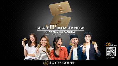 Local Coffee Shop SocMed Ad 1 coffee graphic design marketing membership card vip