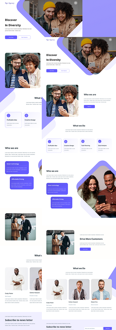 SGC Agency Landing Page