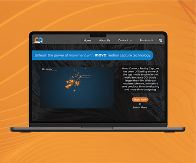 Mova Website and UI Redesign design ui web design