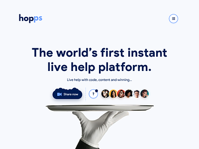 Hopps 👉🏻 Instant Live Help with code, content & winning. ads avatar customer help hopps instant live notification now hiring pics profile screenshare screenshares shopify stream streaming support tech video wordpress