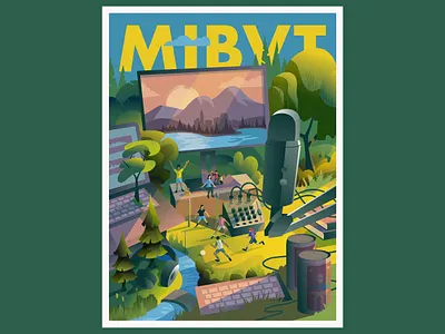 Men In Blazers Do Vermont football illustration poster soccer vermont