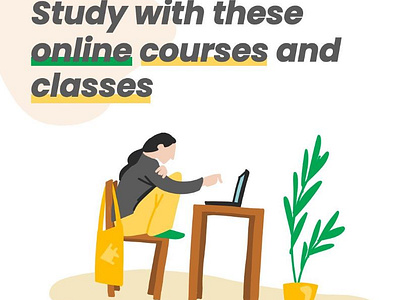 Online Studying Resources in 2023 art blog classes design digital flat illustration instagram learning logo minimalistic online opportunity productivity univesity