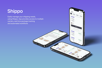 Shippo app branding design figma graphic design illustration mobile ui ux