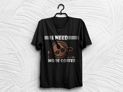 Coffee T-shirt Design apparel clothing coffee vector cup vector fashion shirt t shirt t shirt design tshirt typography vector