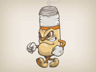 Butt Buddy character design illustration vector