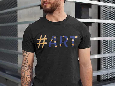 ART art artist branding design graphic design illustrator t shirt typographic vector