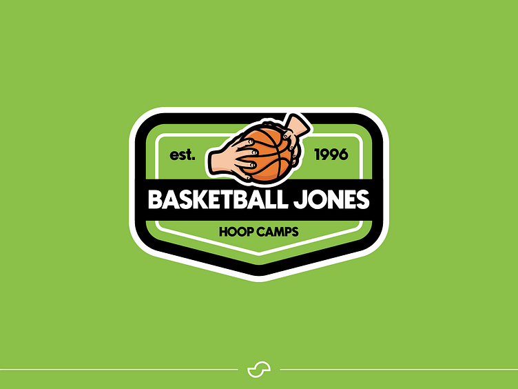 Basketball Jones Badge by ESiegel Designs on Dribbble