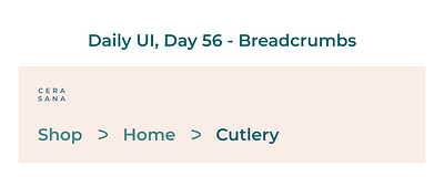 Daily UI, Day 56 - Breadcrumbs 100daychallenge 100daysofui dailyui dailyuichallenge design ui uichallenge