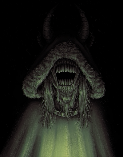 Krampus amateur art character design digital art illustration monster scary