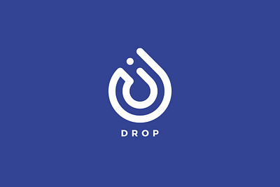 Drop Logo Template - For Sale branding buy logo creative d design drop for sale for sell free letter line logo minimal modern purchase template ui vector water