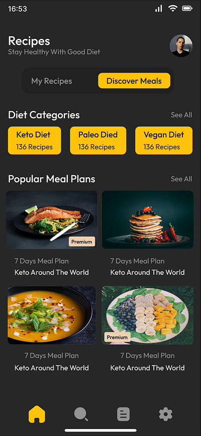 Diet App app designe diet diet app mobile app online ui ux