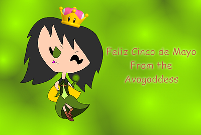 Cinco de Mayo (With the Avogoddess) anime treehouse: the series avocado avogoddess avogodo cinco de mayo super crown the avogoddess