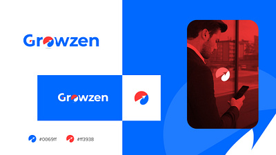Growzen Logo design logo vector