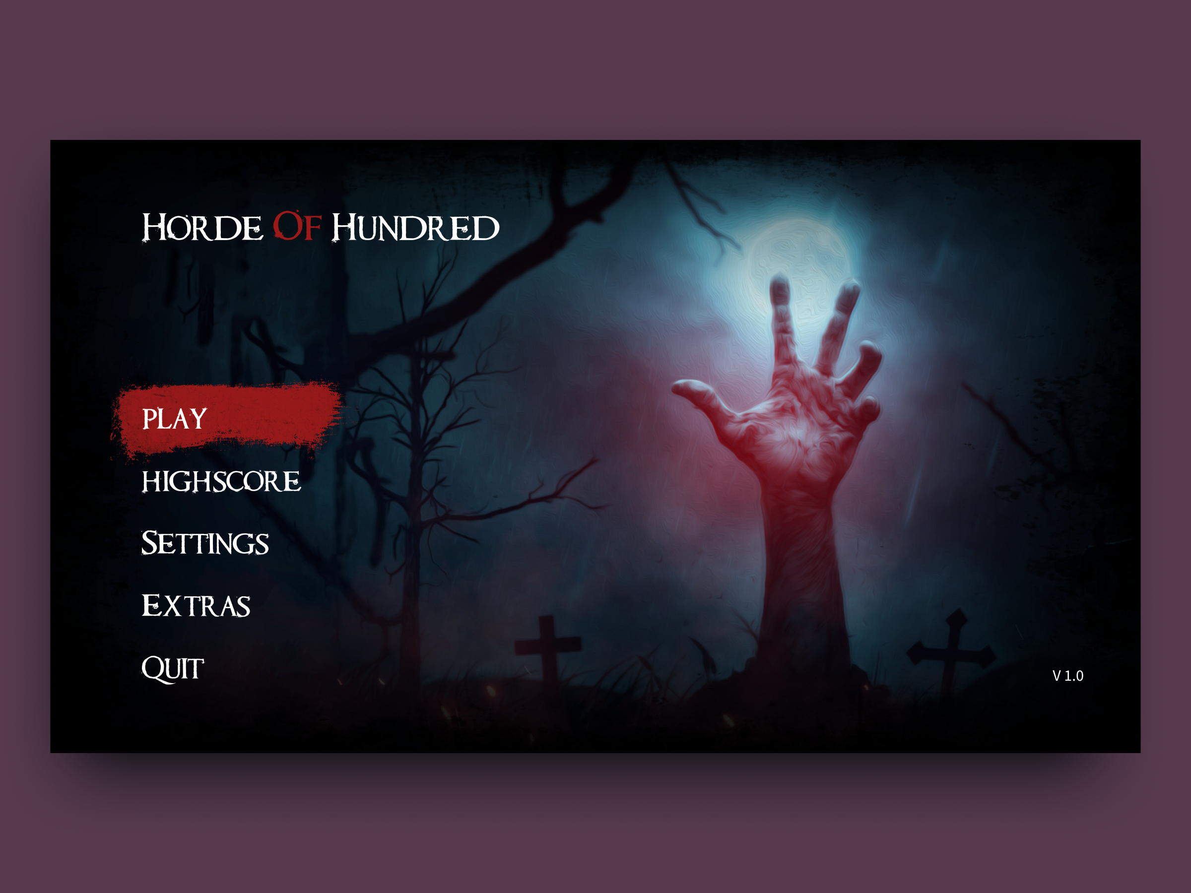 Horde of Hundred - Horror Game Concept 3d ai app art black concept dark game graphic design medival ui web3